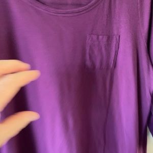 Bright purple Lane Bryant three-quarter sleeve